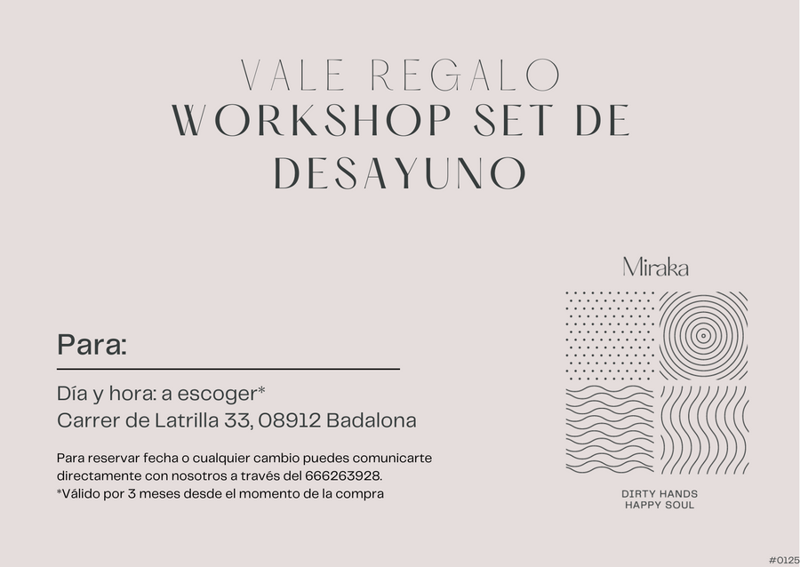 Gift Card Miraka - Vale regalo
